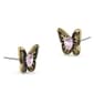 Betsey Johnson Boho Butterfly Openwork Stud Earrings - image 3