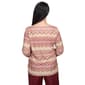 Petite Alfred Dunner Mulberry Street Lace Biadere Blouse - image 2