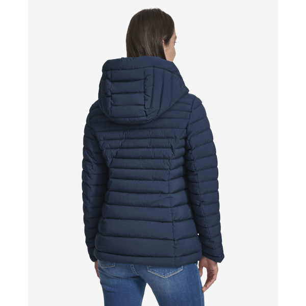 Womens Tommy Hilfiger Midweight Jacket with Gold Zipper