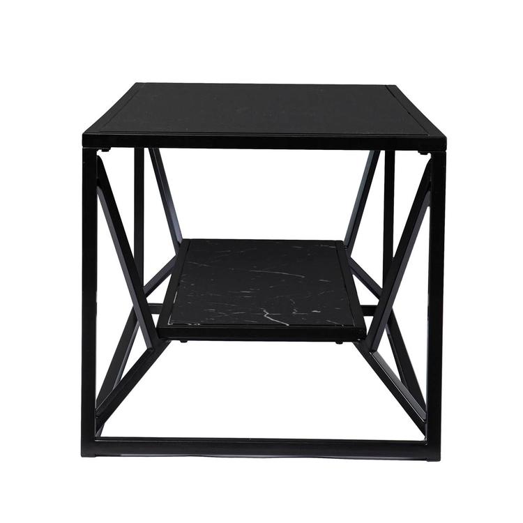 Southern Enterprises Argall Glass-Top Coffee Table