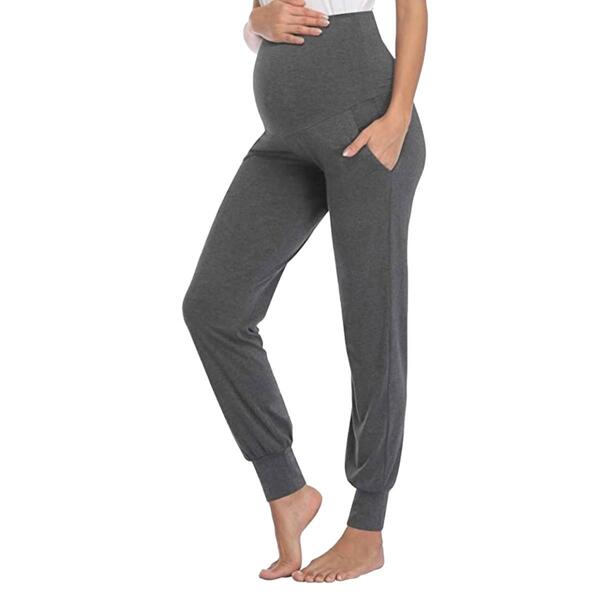 Womens Times Two Over The Belly Maternity Joggers - image 