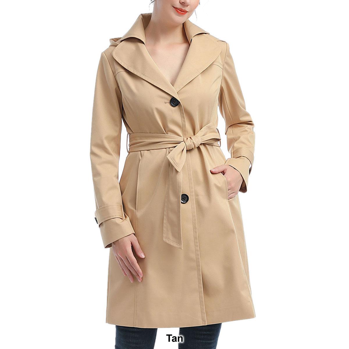 Womens BGSD Waterproof Belted Trench Coat