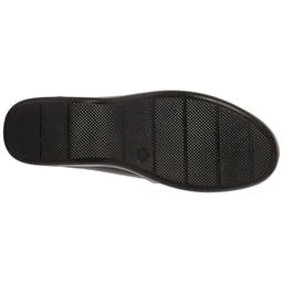 Womens Easy Street Harlow Black Patent Crocodile loafers