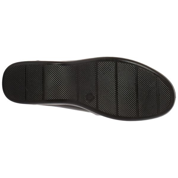 Womens Easy Street Harlow Black Patent Crocodile loafers