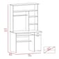 FM FURNITURE Weston Two Computer Desk w/ Hutch - image 5