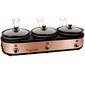 MegaChef Triple 2.5qrt. Slow Cooker & Buffet Server - image 1
