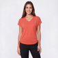 Petite Ninety Clothing Short Sleeve V-Neck Side Ruched Tee - image 2