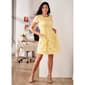 Womens Connected Apparel Short Sleeve Lace Pocket A-Line Dress - image 1