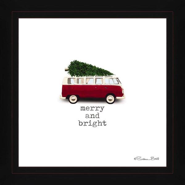 Timeless Frames&#40;R&#41; Merry & Bright Christmas Framed Wall Art - 12x12 - image 