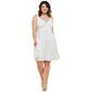 Juniors Plus Emerald Sundae Tie Back Mini A-Line Dress - image 1