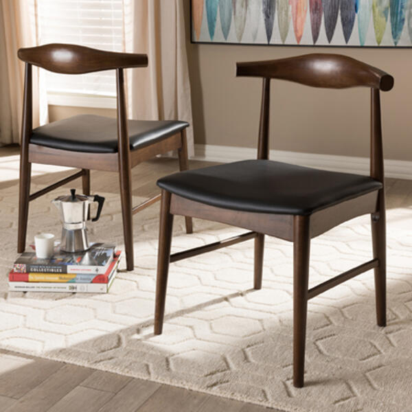 Baxton Studio Winton Dining Chairs - Set of 2 - image 