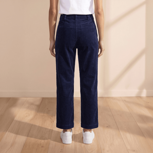 Womens Draper James Corduroy Wide Leg Front Patch Pocket Pants