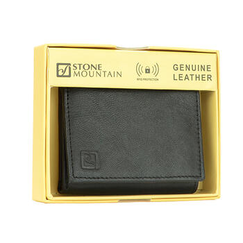 Stone Mountain Leather Wallet with Strap