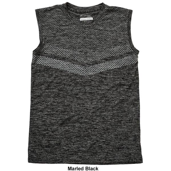 Mens Cougar® Sport Sleeveless Marled Dry Fit Tee