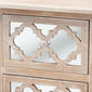 Baxton Studio Celia Rustic French Country 2 Drawer Nightstand - image 5