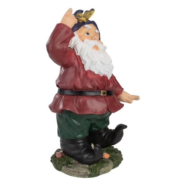 Northlight Seasonal 11.5in. Gnome with Butterfly Garden Statue