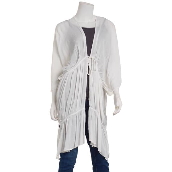 Womens Steve Madden Wanderlust Ruffle Kimono