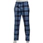 Mens Preswick & Moore(R) Blue/Yellow/White Plaid Silky Pajama Pants - image 1