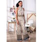 Womens MSK Sleeveless Halter Neck Lurex Print Jumpsuit - image 1