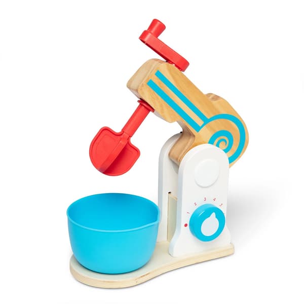 Melissa & Doug Wooden Make-a-Cake Mixer Set