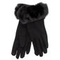Womens Olivia Parker Faux Fur Cuff Gloves - image 1