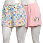 Juniors Peanuts 2pk Pajama Shorts - image 1