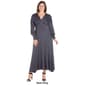 Plus Size 24/7 Comfort Apparel V-Neckline Empire Waist Dress - image 4