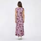 Petite Connected Apparel Sleeveless Floral Pearl Evening Gown - image 2