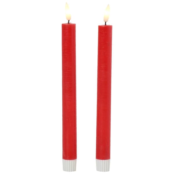 Gift Essentials 2pr. LED Taper Candles - image 