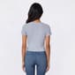 Juniors Wallflower Brushed Waffle Double Tie Front Top - image 2
