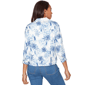 Petite Ruby Rd. French Riviera Floral Toile Denim Jacket - image 2