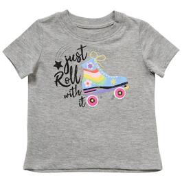 Toddler Girl Tales & Stories Roller-skate Graphic Tee