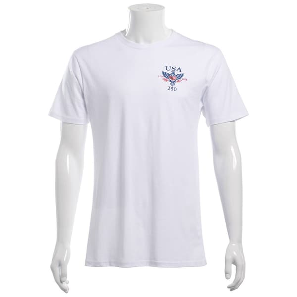 Mens 250 Eagle Crest Graphic Short Sleeve Tee