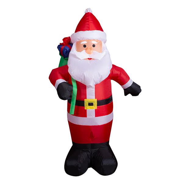Inflatable 4ft. Santa with Gift Bag - image 