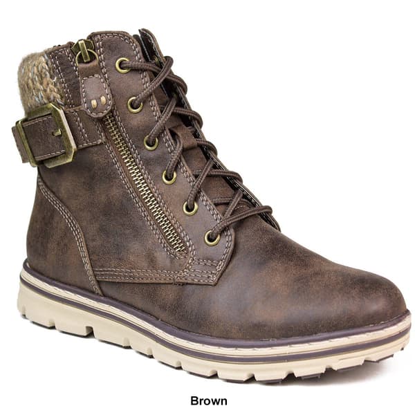 Womens Cliffs by White Mountain Kelsie Lace Up Hiker Boots