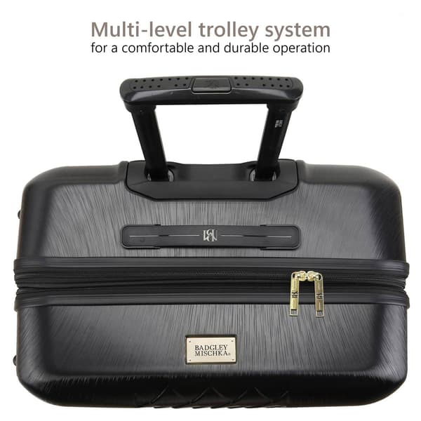 Badgley Mischka Diamond 3pc. Expandable Luggage Set