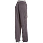 Womens Runway Ready Wide Leg Solid Cargo Pocket Pants - image 2