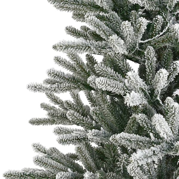 Puleo International 7.5ft. Pre-Lit Spruce Christmas Tree