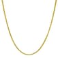 Gold over Sterling Silver Diamond Cut Box Chain Necklace - image 1