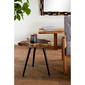 9th & Pike® Black Brown Rosewood/Metal Contemporary Accent Table - image 8