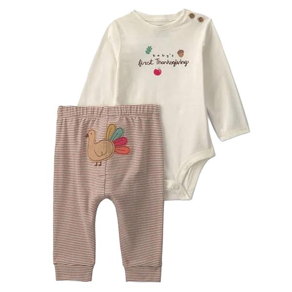 Baby Unisex (NB-18M) Carter''s Baby''s First Thanksgiving Pants Set - image 
