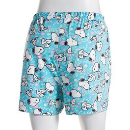 Juniors MJC Peanuts Snoopy & Woodstock Boxer Pajama Shorts