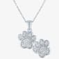 Nova Star(R) Sterling Silver Lab Grown Diamond Dog Paw Pendant - image 1