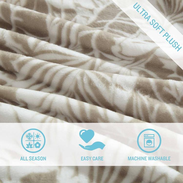 Tommy Bahama Costa Blanca Ultra Soft Plush Fleece Blanket