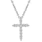 Nova Star(R) 1ctw. Sterling Silver Lab Grown Diamond Cross Pendant - image 1