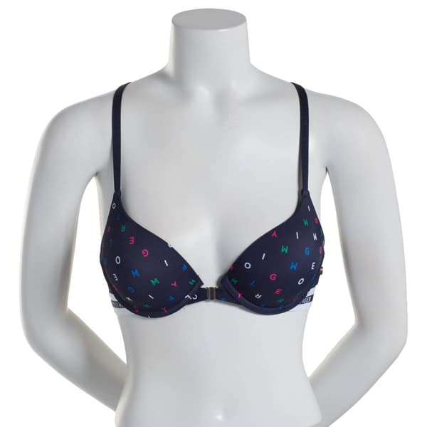 Tommy Hilfiger Women's Basic Comfort Push Up Underwire with Strappy Back Bra