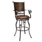 Linon Home Decor Big & Tall Bar Stool with Arms - image 1