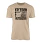 Mens Freedom Isn&#39;&#39;t Free Short Sleeve Graphic T-Shirt - image 1