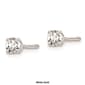 Pure Fire 14kt. Gold 1/4ctw. Diamond 4-Prong Screw Earrings - image 4