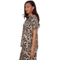 Womens Ruby Rd. Tropical Noir Puff Sleeve Damask Blouse - image 4